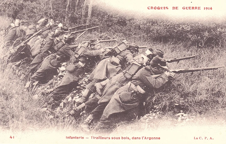 11. Croquis de Guerre - 1914 - Fotógrafo não identificado - Paris (França) - 1914 copiar