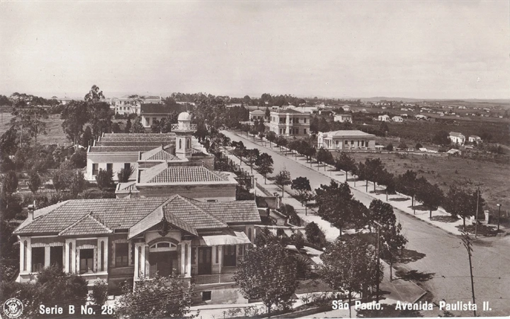13. Avenida Paulista em São Paulo - Guilherme Gaensly - São Paulo – 1910