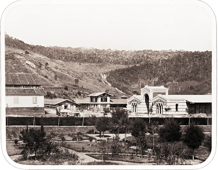 Estação do Juiz de Fora - Revert Henry Klumb - Juiz de Fora (MInas Gerais) - década de 1860